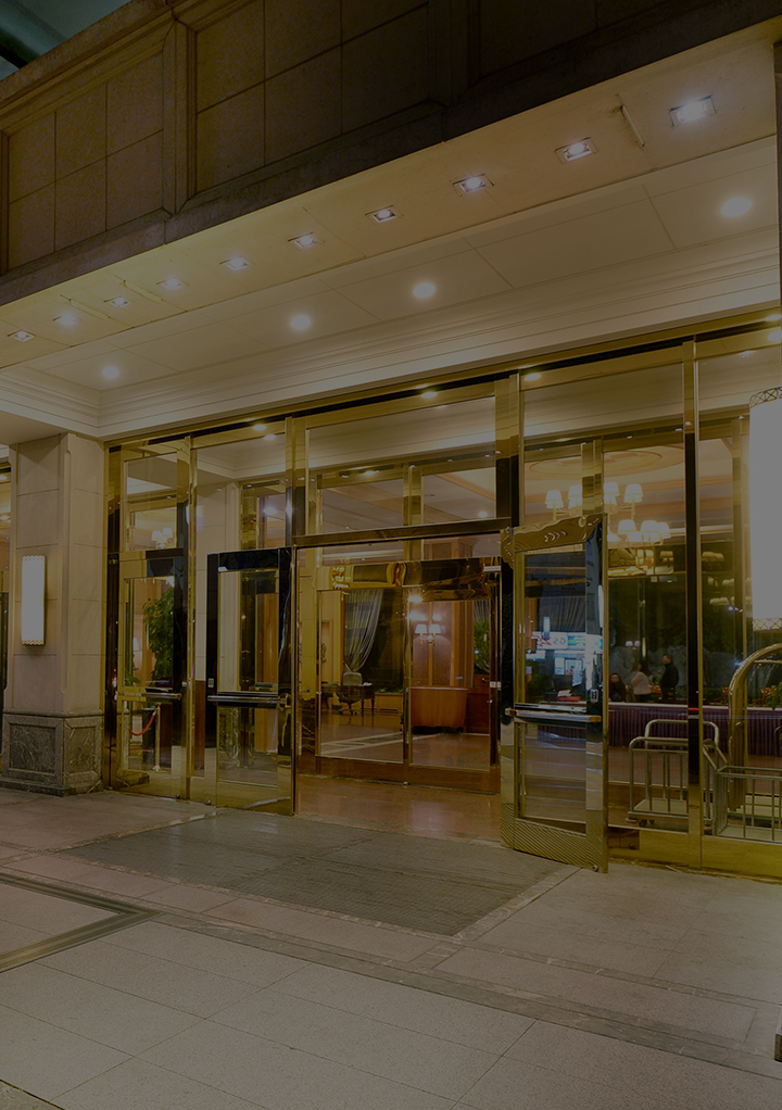 Entrance to Jeju Oriental Hotel in Tapdong